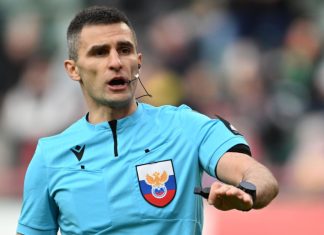 Названы судьи на матчи первого после зимнего перерыва тура РПЛ