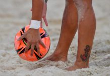 Сборная России по пляжному футболу обыграла Белоруссию в товарищеском матче