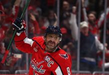 40-летний Овечкин обновил рекорд по голам, которые сравнивали счёт в матчах НХЛ