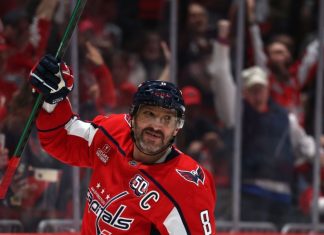 40-летний Овечкин обновил рекорд по голам, которые сравнивали счёт в матчах НХЛ