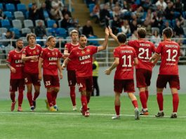 Дубль Иванова помог «Енисею» обыграть «Урал» в матче Первой лиги