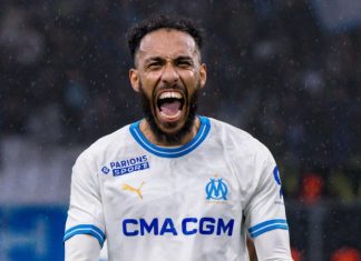 Дубль Обамеянга в концовке встречи позволил «Марселю» обыграть «Лион»