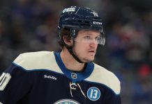 Форвард «Коламбуса» Воронков может пропустить несколько недель из-за травмы руки