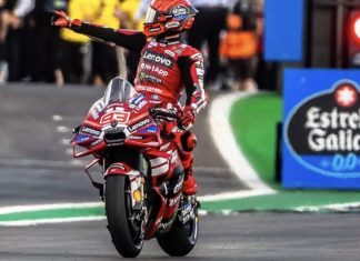 Марк Маркес выиграл спринт в Бразилии. Ди Джанантонио и Мартин в топ-3