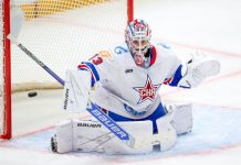 Вратарь СКА Плешков стал лучшим по проценту отражённых бросков в минувшей регулярке