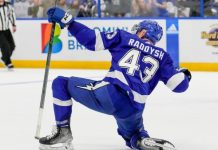 Даррен Рэддиш побил рекорд «Тампа-Бэй» по голам за регулярку среди защитников