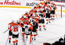 «Филадельфия» проиграла «Детройту» в матче с девятью голами, Мичков очков не набрал