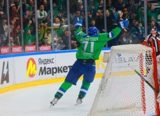 Форвард «Салавата» Максим Кузнецов забросил четвёртую шайбу в серии с «Автомобилистом»