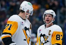 Кросби и Малкин вышли на пятое место по числу игр с несколькими набранными очками на двоих