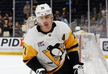 Лишь два игрока в истории «Питтсбурга» забили больше первых голов в матчах КС, чем Малкин