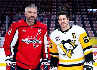 Овечкин сделал фото с Малкиным, Кросби и Летангом перед матчем «Вашингтона» с «Пингвинз»