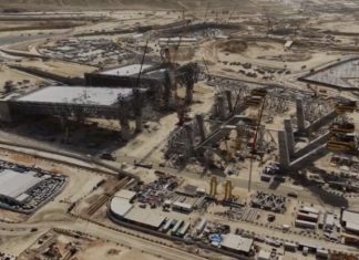 В Саудовской Аравии началось строительство надземной трассы Формулы 1